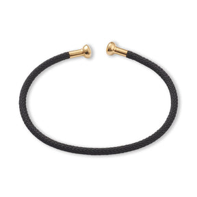 Offenes Armband aus geflochtenem Draht mit Schraubverschluss - PerlineBeads SA
