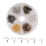 Ohrhaken aus Messing, 6 Farben, 17 mm – 6er-Box - PerlineBeads SA