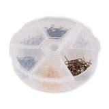 Ohrhaken aus Messing, 6 Farben, 17 mm – 6er-Box - PerlineBeads SA