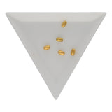 Ovale Spacer Perlen 5x3 mm - Farbe Gold - PerlineBeads