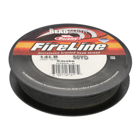 Perlenfaden Fireline 14 lb - Smoke 45 m (50 YD) - PerlineBeads SA