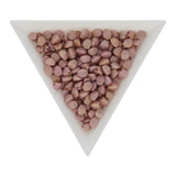 Pinch Bead 5x3 mm - Chalk White Red Luster - PerlineBeads SA