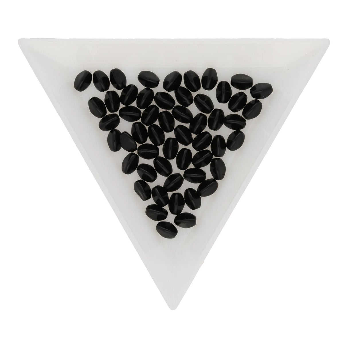 Pinch Bead 5x3 mm - Jet - PerlineBeads SA