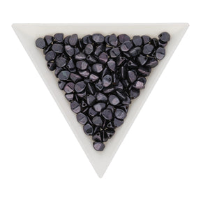 Pinch Bead 5x3 mm - Jet Blue Luster - PerlineBeads SA