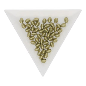 Pinch Bead 5x3 mm - Saturated Metallic Limelight - PerlineBeads SA