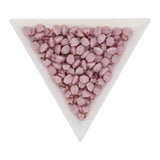 Pinch Bead 5x3 mm - White Opal Luster Lila - PerlineBeads SA