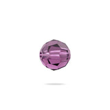 PRESTIGE 5000 Kristall, Classic runde Perle, 6 mm - Amethyst (2 Stk.) - PerlineBeads SA