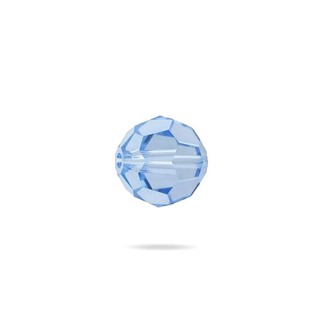 PRESTIGE 5000 Kristall, Classic runde Perle, 6 mm - Light Sapphire (2 Stk.) - PerlineBeads SA