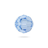 PRESTIGE 5000 Kristall, Classic runde Perle, 8 mm - Light Sapphire (2 Stk.) - PerlineBeads SA