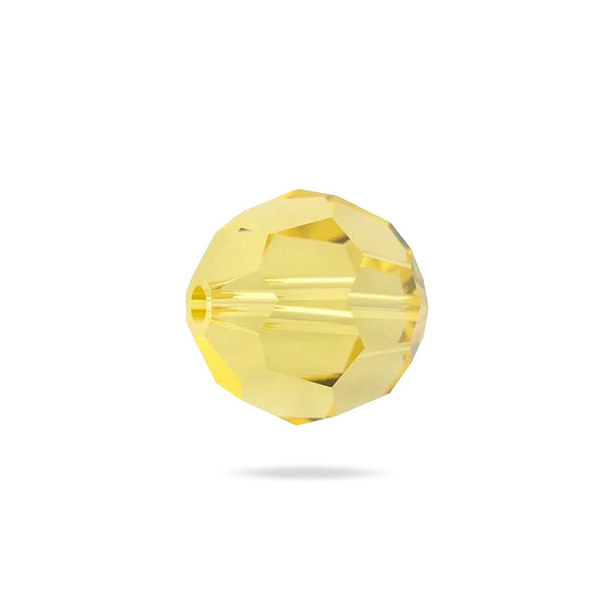 PRESTIGE 5000 Kristall, Classic runde Perle, 8 mm - Light Topaz (2 Stk.) - PerlineBeads SA