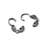 Quetschkalotten 5 mm (20 Stk.) - Gunmetal - PerlineBeads SA