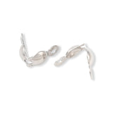 Quetschkalotten 6.6 x 3.5 mm (20 Stk.) - Farbe Silber - PerlineBeads SA