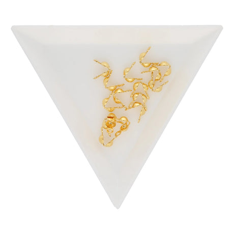 Quetschkalotten 6,6 x 3,5 mm (20 Stk.) - vergoldet - PerlineBeads SA