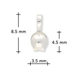 Quetschkalotten 8,5 x 4,5 mm (20 Stk.) - PerlineBeads SA