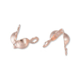 Quetschkalotten Edelstahl 7.5x4x3.5 mm (20 Stk.) - Farbe Rotgold - PerlineBeads SA