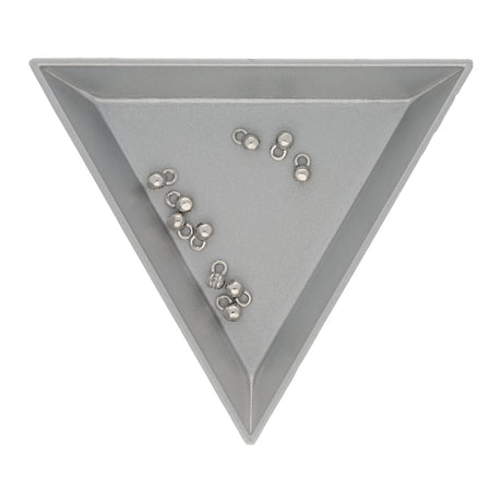 Quetschkalotten platiniert – 6x4 mm (10 Stk.) - PerlineBeads SA