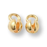 Quetschkalotten vergoldet – 6x4 mm (10 Stk.) - PerlineBeads SA