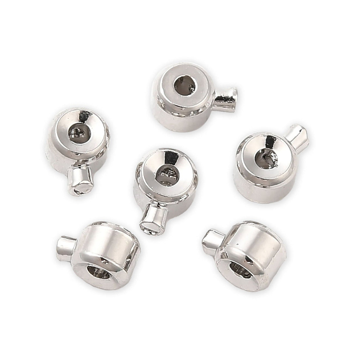 Quetschverbinder - Farbe Silber - PerlineBeads SA