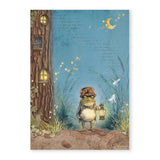 Reispapier „Hidden Grove – Mr. Frog“ | A4 (21 × 29,7 cm) - PerlineBeads SA