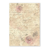 Reispapier "Shabby Rose" Backgrounds - A6 - 8 Motive - PerlineBeads SA