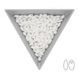 Rizo Glasperlen - 2,5 x 6 mm - Chalk White Luster - PerlineBeads SA
