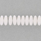 Rizo Glasperlen - 2,5 x 6 mm - Chalk White Luster - PerlineBeads SA