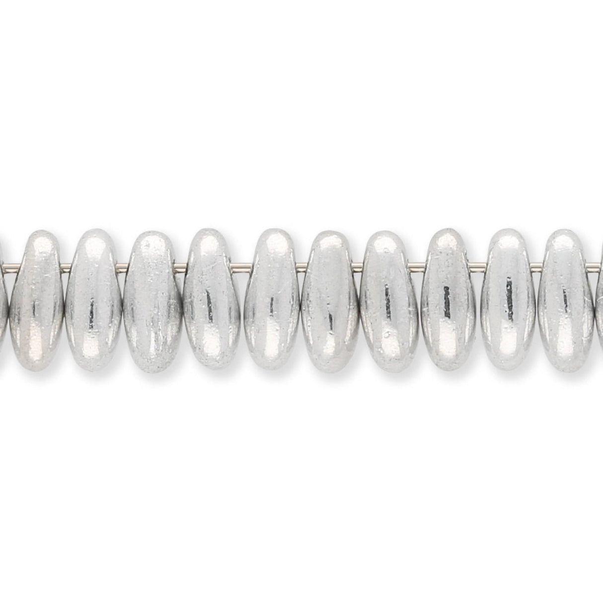Rizo Glasperlen - 2,5 x 6 mm - Crystal Labrador Full - PerlineBeads SA