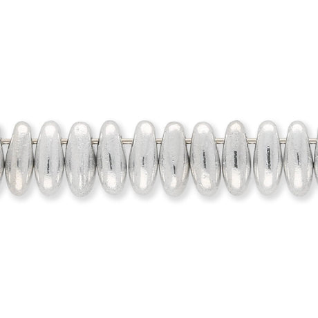 Rizo Glasperlen - 2,5 x 6 mm - Crystal Labrador Full - PerlineBeads SA