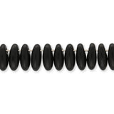 Rizo Glasperlen - 2,5 x 6 mm - Jet - PerlineBeads SA