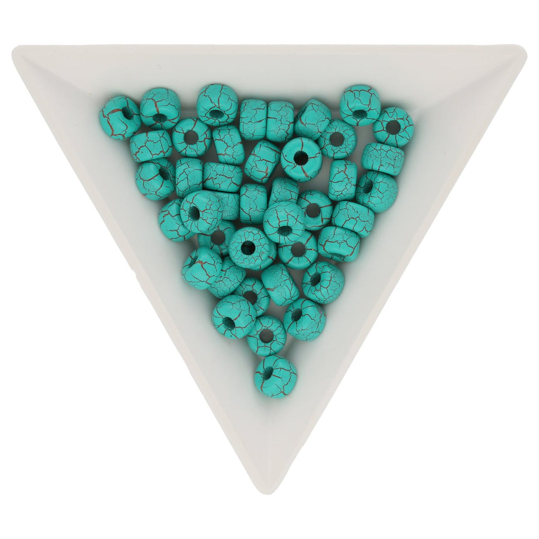 Rocailles Perlen Matubo 2/0 - Ionic Turquoise Green/Brown - PerlineBeads