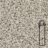 Rocailles - Perlen Miyuki 11/0 – Galvanized Silver - PerlineBeads SA