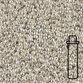 Rocailles - Perlen Miyuki 11/0 – Galvanized Silver - PerlineBeads SA