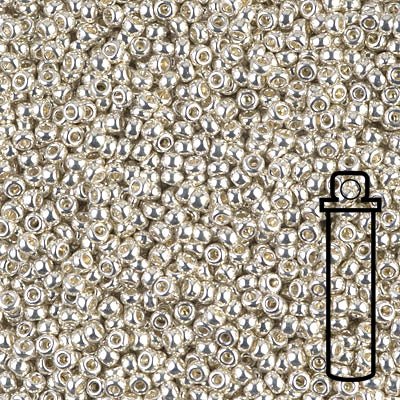 Rocailles - Perlen Miyuki 11/0 – Galvanized Silver - PerlineBeads SA