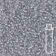 Rocailles-Perlen Miyuki 11/0 – Lined Crystal Sparkling Pewter - PerlineBeads SA