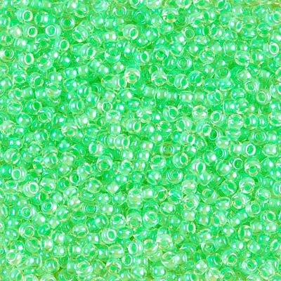 Rocailles - Perlen Miyuki 11/0 – Luminous Mint Green - PerlineBeads