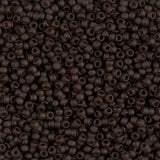 Rocailles - Perlen Miyuki 11/0 – Matte Transparent Brown - PerlineBeads SA