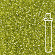 Rocailles - Perlen Miyuki 11/0 – Silver - Lined Chartruese - PerlineBeads SA
