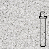 Rocailles-Perlen Miyuki 11/0 – White Pearl Ceylon - PerlineBeads SA