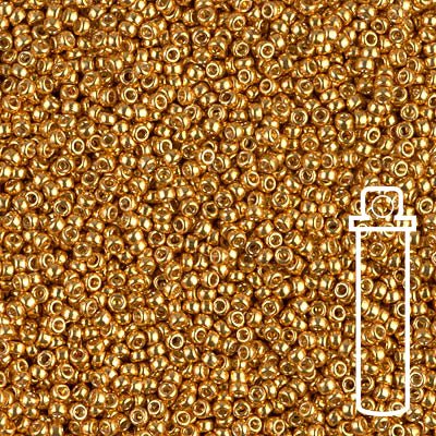 Rocailles - Perlen Miyuki 15/0 – Duracoat Galvanized Yellow Gold - PerlineBeads SA