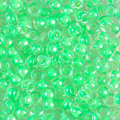 Rocailles-Perlen Miyuki 6/0 – Luminous Mint Green - PerlineBeads SA