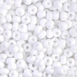 Rocailles-Perlen Miyuki 6/0 – Matte Opaque White - PerlineBeads SA