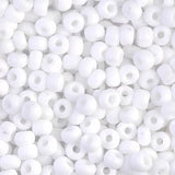 Rocailles-Perlen Miyuki 6/0 – Matte Opaque White - PerlineBeads SA