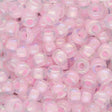 Rocailles - Perlen Miyuki 6/0 – Pink Lined Crystal AB - PerlineBeads SA