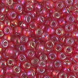 Rocailles-Perlen Miyuki 6/0 – Silverlined Flame Red - PerlineBeads SA
