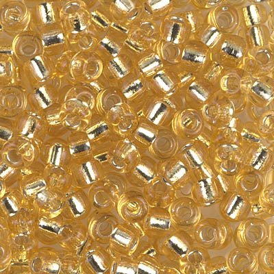 Rocailles-Perlen Miyuki 6/0 – Silverlined Light Gold - PerlineBeads SA