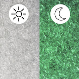 Rocailles-Perlen Toho 11/0 • Glow in the Dark • Crystal/Glow Green - PerlineBeads SA