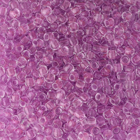 Rocailles-Perlen Toho 11/0 • Glow in the Dark • Dark Pink/Green Pink - PerlineBeads SA