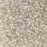 Rocailles-Perlen Toho 11/0 • Glow in the Dark • Silver-Lined Crystal/Glow Green - PerlineBeads SA