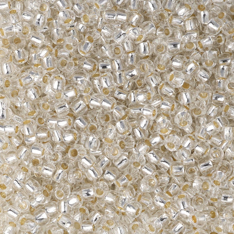 Rocailles-Perlen Toho 11/0 • Glow in the Dark • Silver-Lined Crystal/Glow Green - PerlineBeads SA