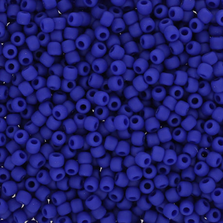 Rocailles - Perlen Toho 11/0 – Opaque - Frosted Navy Blue - PerlineBeads SA
